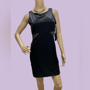 90s Elegant Black Sleeveless Dress